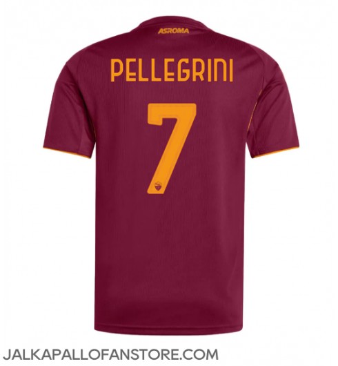 AS Roma Lorenzo Pellegrini #7 Kotipaita 2025-26 Lyhythihainen AS Roma Lorenzo Pellegrini #7 Kotipaita 2025-26 Lyhythihainen